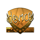 Sticker | device (Gold) | Krakow 2017