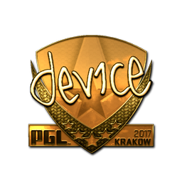 Sticker | device (Gold) | Krakow 2017