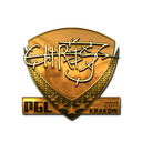 Sticker | chrisJ (Gold) | Krakow 2017