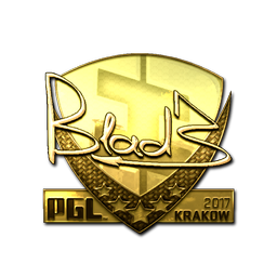 Sticker | B1ad3 (Gold) | Krakow 2017