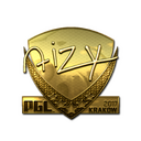 Sticker | aizy (Gold) | Krakow 2017