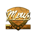 Sticker | mou (Gold) | Krakow 2017