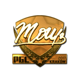 Sticker | mou (Gold) | Krakow 2017