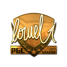 Sticker | loWel (Gold) | Krakow 2017