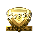 Sticker | kRYSTAL (Gold) | Krakow 2017