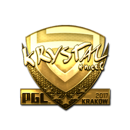 Sticker | kRYSTAL (Gold) | Krakow 2017
