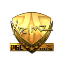 Sticker | KRIMZ (Gold) | Krakow 2017