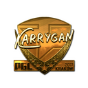 Sticker | karrigan (Gold) | Krakow 2017