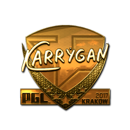 Sticker | karrigan (Gold) | Krakow 2017