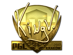 Steam Community Market :: Listings for Sticker | kNgV- (Gold