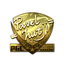 Sticker | hutji (Gold) | Krakow 2017