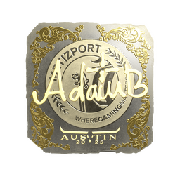 Sticker | adamb (Gold) | Austin 2025