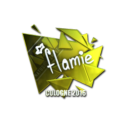 Sticker | flamie (Foil) | Cologne 2016