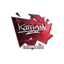 Sticker | karrigan (Foil) | Cologne 2016