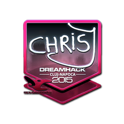 Sticker | chrisJ (Foil) | Cluj-Napoca 2015