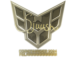 Sticker | sjuush (Gold) | Copenhagen 2024