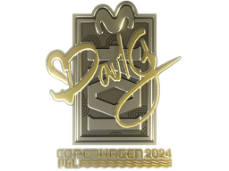 Sticker | dav1g (Gold) | Copenhagen 2024