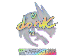 Steam Community Market :: Listings for Sticker | donk (Holo