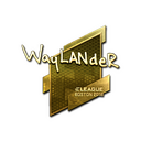 Sticker | wayLander (Gold) | Boston 2018