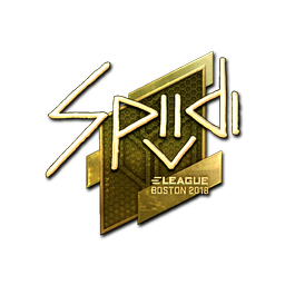 Sticker | Spiidi (Gold) | Boston 2018