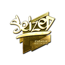 Sticker | seized (Gold) | Boston 2018