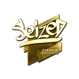 Sticker | seized (Gold) | Boston 2018