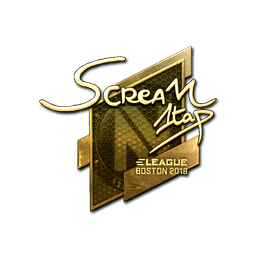 Sticker | ScreaM (Gold) | Boston 2018