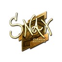 Sticker | Snax (Gold) | Boston 2018
