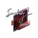 Sticker | somebody (Foil) | Boston 2018