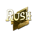 Sticker | RUSH (Gold) | Boston 2018