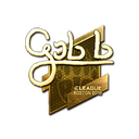 Sticker | gob b (Gold) | Boston 2018
