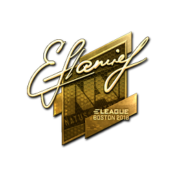 Sticker | flamie (Gold) | Boston 2018