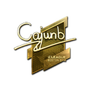 Sticker | cajunb (Gold) | Boston 2018