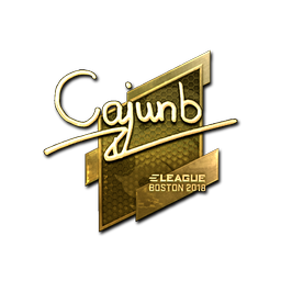 Sticker | cajunb (Gold) | Boston 2018