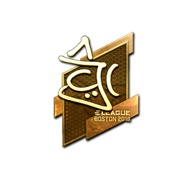 Sticker | chrisJ (Gold) | Boston 2018