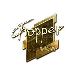 Sticker | chopper (Gold) | Boston 2018