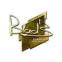 Sticker | B1ad3 (Gold) | Boston 2018