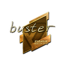 Sticker | buster (Gold) | Boston 2018