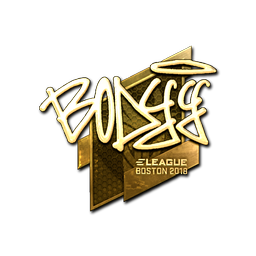 Sticker | bodyy (Gold) | Boston 2018