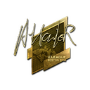 Sticker | Attacker (Gold) | Boston 2018