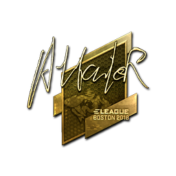 Sticker | Attacker (Gold) | Boston 2018