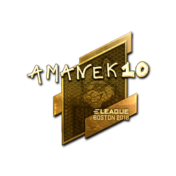 Sticker | AmaNEk (Gold) | Boston 2018