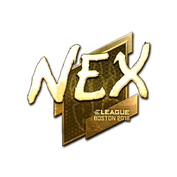 Sticker | nex (Gold) | Boston 2018