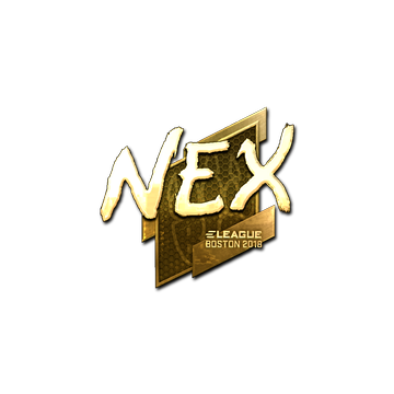 Sticker | nex (Gold) | Boston 2018