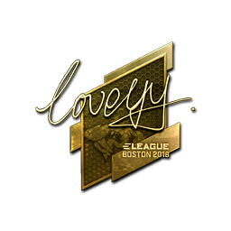 Sticker | LoveYY (Gold) | Boston 2018