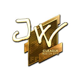 Sticker | JW (Gold) | Boston 2018