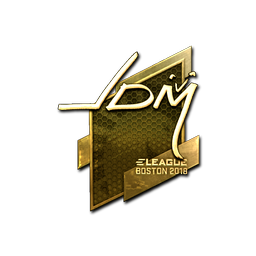 Sticker | jdm64 (Gold) | Boston 2018
