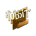 Sticker | Hobbit (Gold) | Boston 2018
