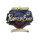 Sticker | Ramz1kBO$$ (Gold) | Berlin 2019
