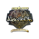 Sticker | Aleksib (Gold) | Berlin 2019